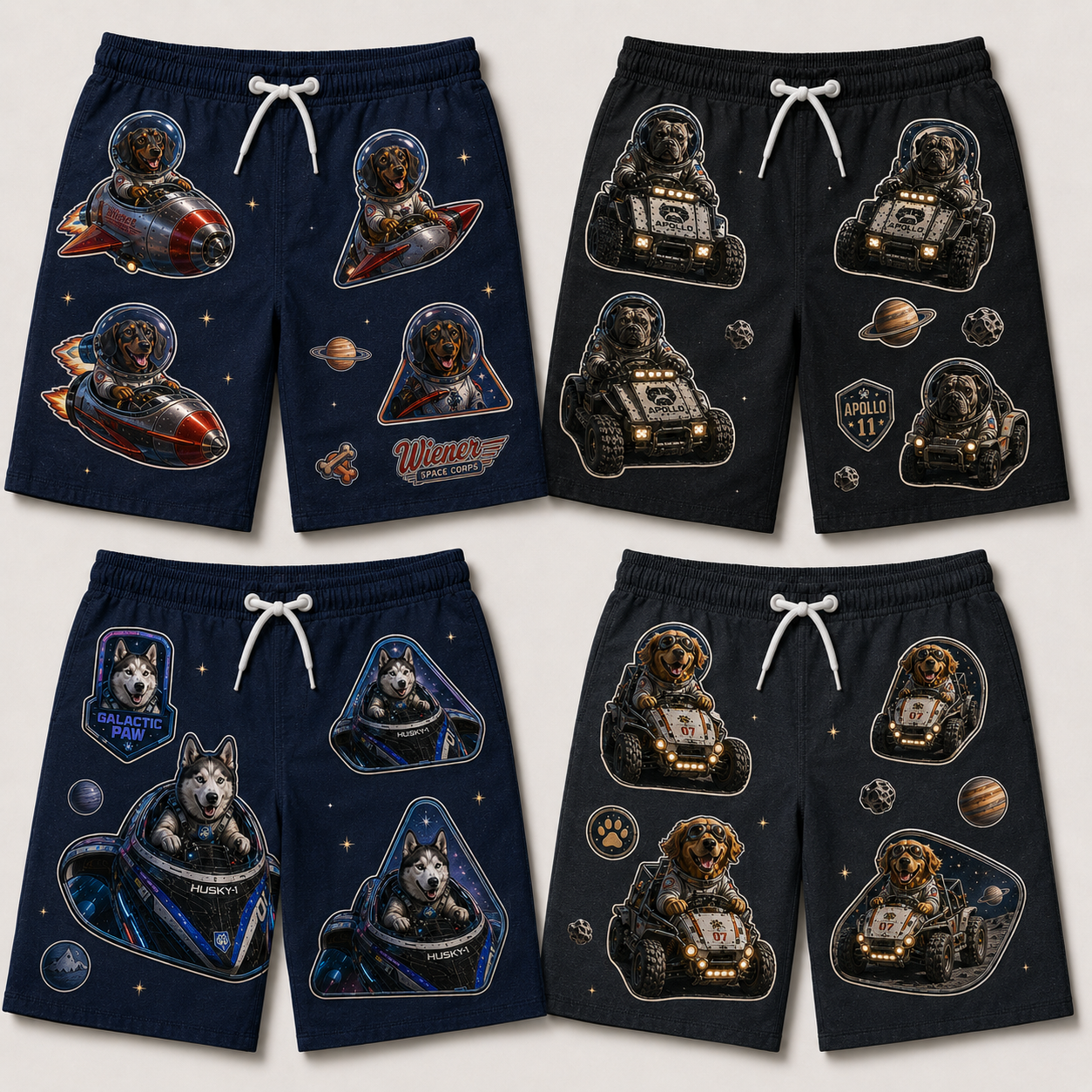 All collections shorts mockup